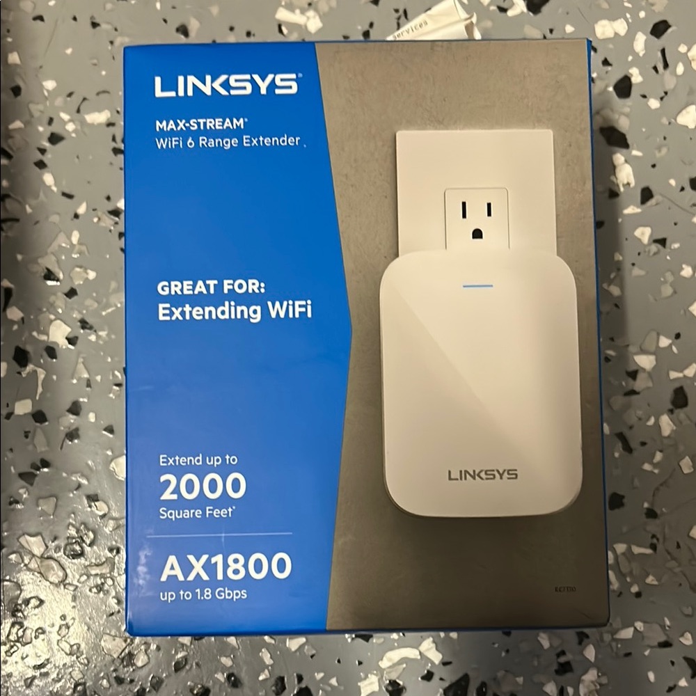 Linksys White Wireless Access Point with Extended Coverage